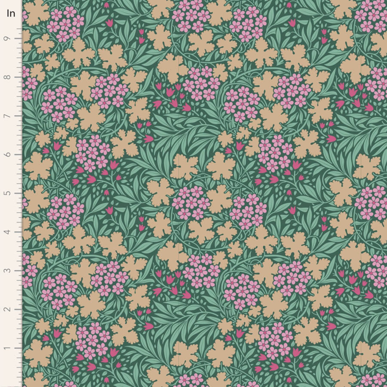 Tilda Patchwork Stoff Baumwolle - Hibernation - Autumnbloom-Sage